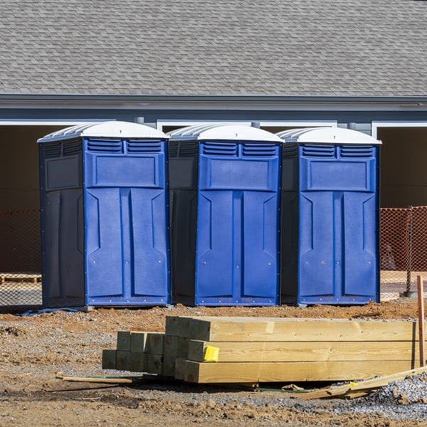 do you offer hand sanitizer dispensers inside the porta potties in Heathrow